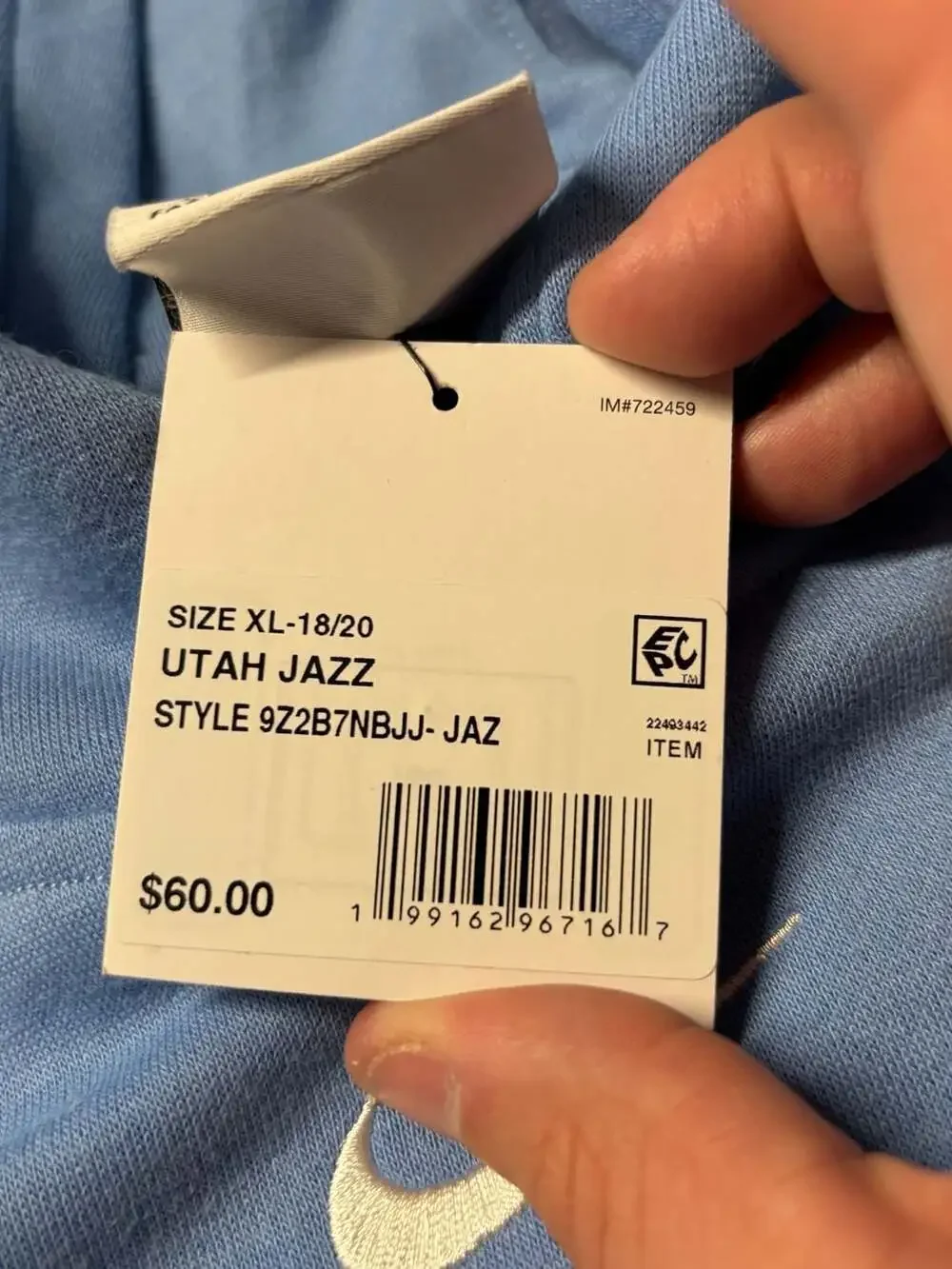 Nike Utah Jazz 2025/26 City Edition Essential Logo Remix Hoodie New w Tags XL 18